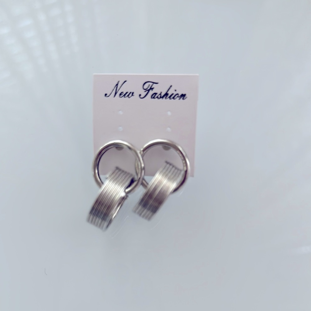 Interlocked Hoop Earrings